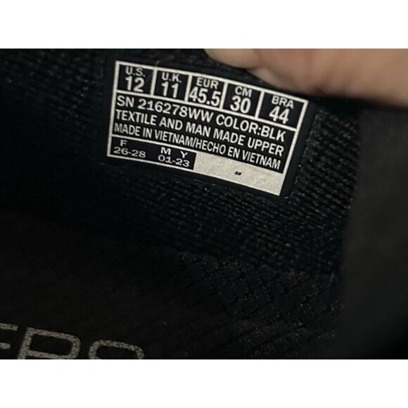 Skechers Go Walk 6 Slip In Extra Wide Fit Mens 12WW Black Hand Free Sneaker - Picture 14 of 14